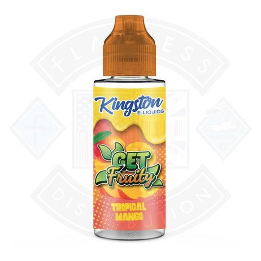 Kingston Get Fruity - Tropical Mango 70/30 0mg 100ml Shortfill - Flawless Vape Shop