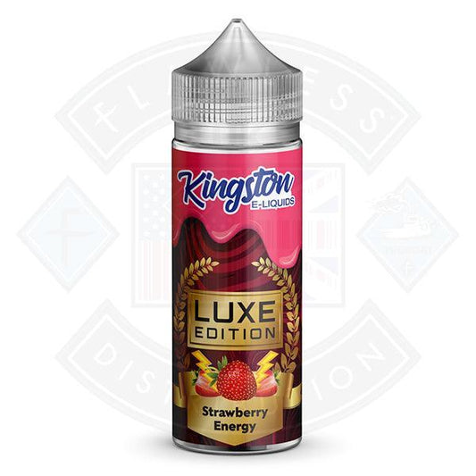 Kingston Luxe Edition - Strawberry Energy 0mg 100ml Shortfill - Flawless Vape Shop