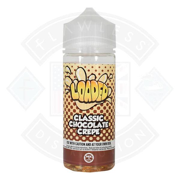 Loaded Classic Chocolate Crepe 0mg 100ml Shortfill - Flawless Vape Shop