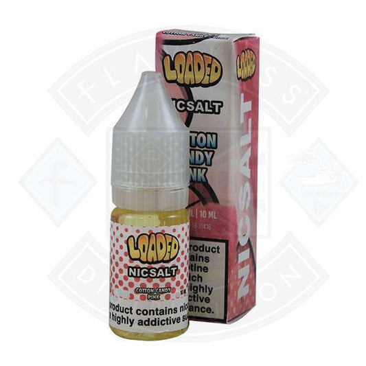 Loaded Nic Salt Cotton Candy Pink 10ml - Flawless Vape Shop