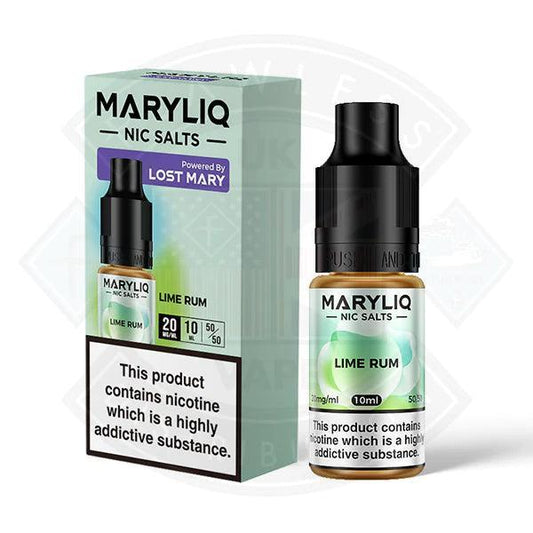 Lost Mary Maryliq Lime Rum 10ml Nic Salt - Flawless Vape Shop