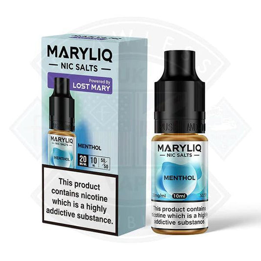 Lost Mary Maryliq Menthol 10ml Nic Salt - Flawless Vape Shop