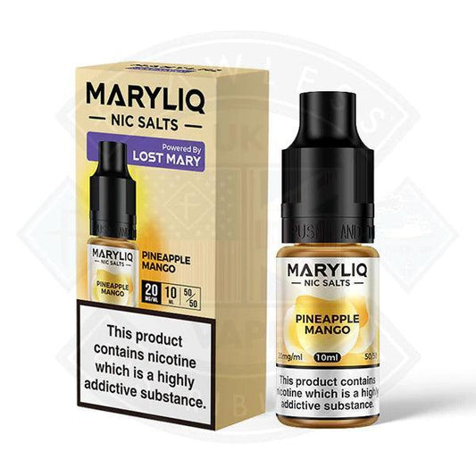 Lost Mary Maryliq Pineapple Mango 10ml Nic Salt - Flawless Vape Shop