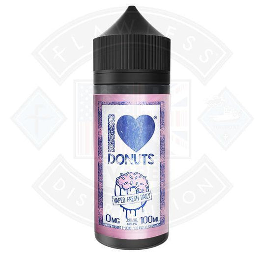 Mad Hatter I love Donuts 0mg 100ml Shortfill - Flawless Vape Shop