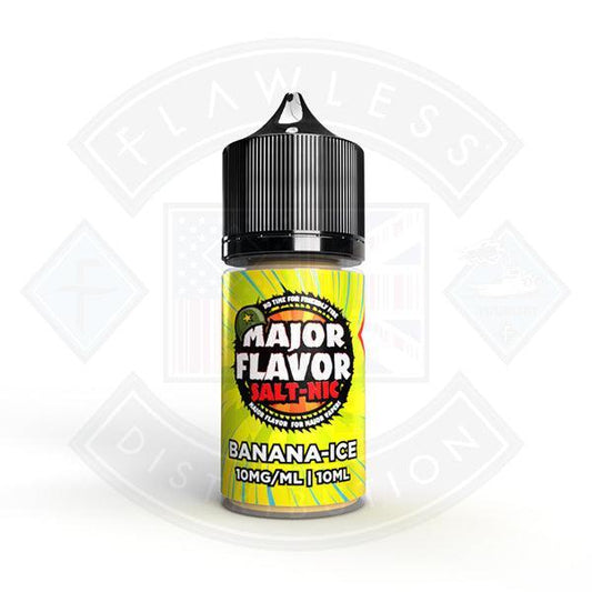 Major Flavor Banana Ice 10ml Nic Salt - Flawless Vape Shop