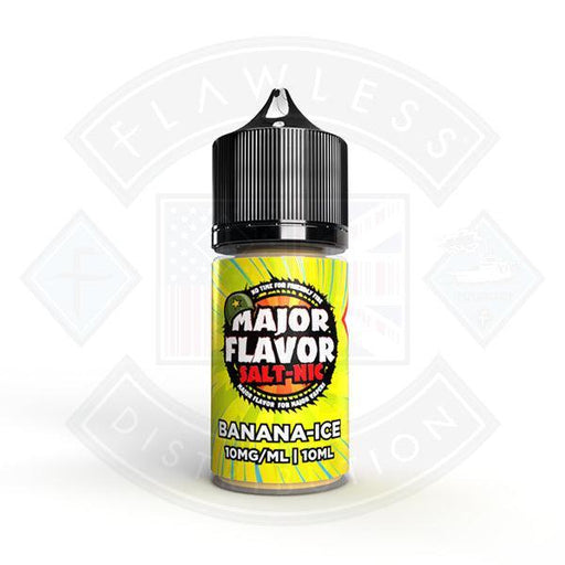 Major Flavor Banana Ice 10ml Nic Salt - Flawless Vape Shop