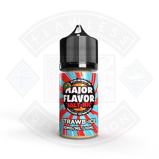 Major Flavor Strawberry Ice 10ml Nic Salt - Flawless Vape Shop