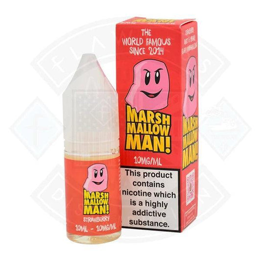 Marina Vapes Strawberry Marshmallow Man! Nic Salt 10ml - Flawless Vape Shop