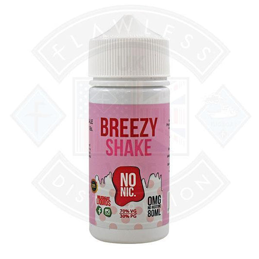 Milkshake Liquid - Breezy Shake 0mg 80ml Shortfill e-liquid - Flawless Vape Shop