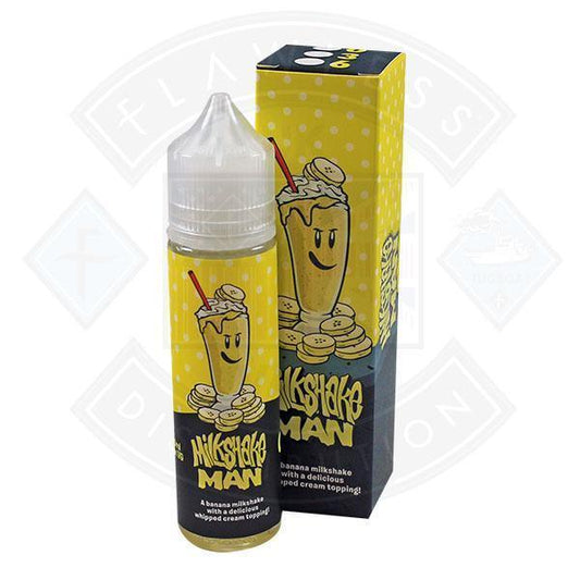 Milkshake Man Banana 0mg 50ml Shortfill E-liquid - Flawless Vape Shop