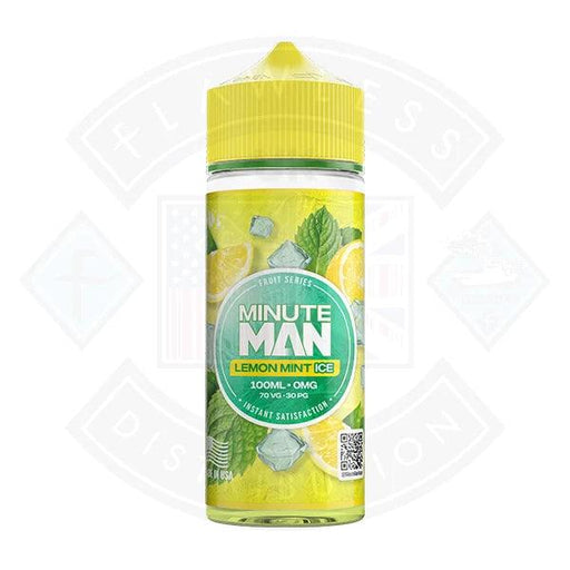 Minute Man - Lemon Mint Ice 100ml Shortfill - Flawless Vape Shop