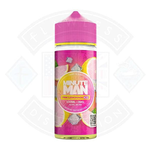 Minute Man - Pink Lemonade Ice 100ml Shortfill - Flawless Vape Shop