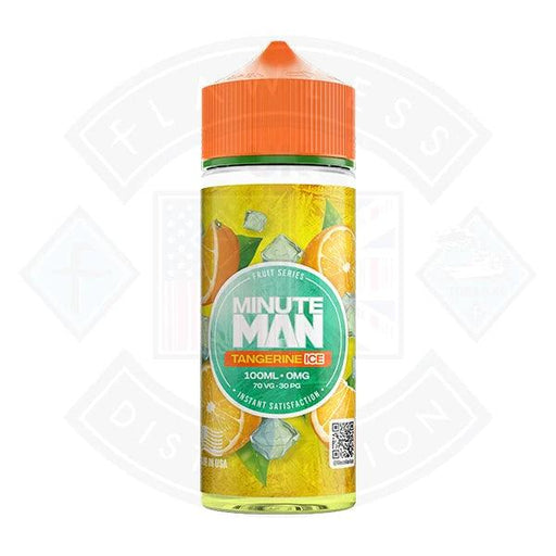 Minute Man - Tangerine Ice 100ml Shortfill - Flawless Vape Shop