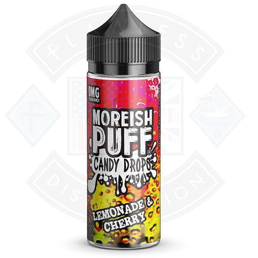 Moreish Puff Candy Drops Lemonade & Cherry 0mg 100ml Shortfill E-liquid - Flawless Vape Shop