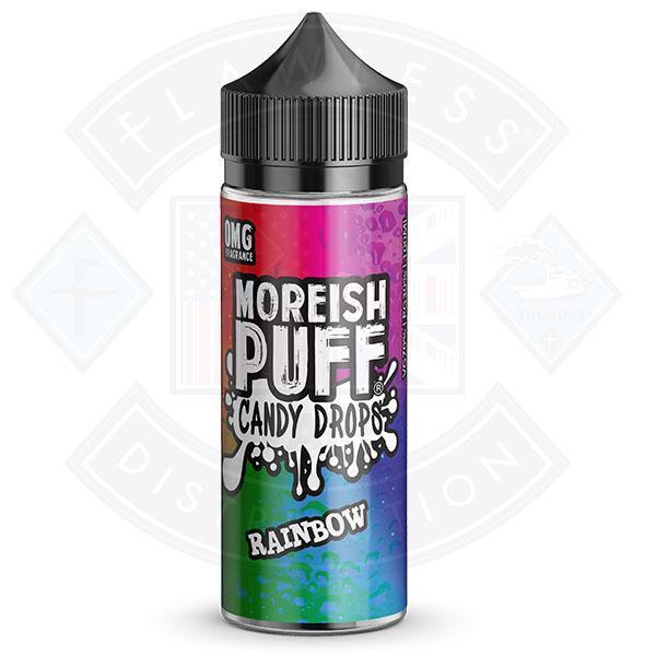 Moreish Puff Candy Drops Rainbow 0mg 100ml Shortfill E-liquid - Flawless Vape Shop