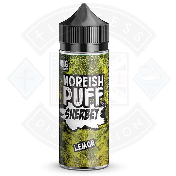 Moreish Puff Sherbet Lemon 0mg 100ml Shortfill E-liquid - Flawless Vape Shop