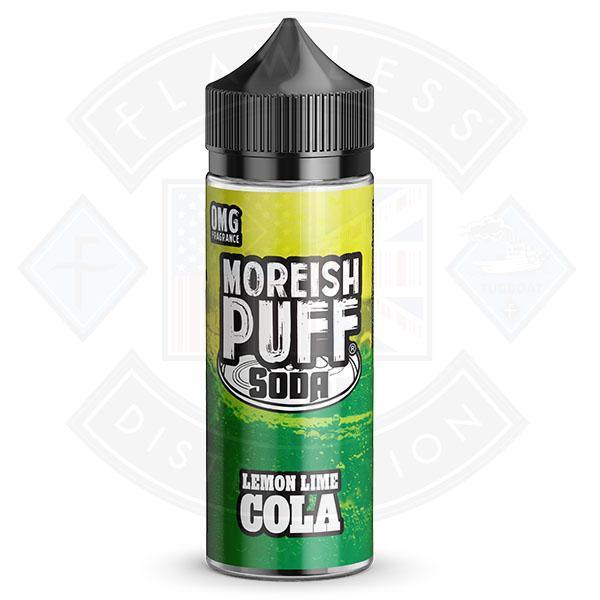 Moreish Puff Soda Lemon Lime Cola 0mg 100ml Shortfill E-liquid - Flawless Vape Shop