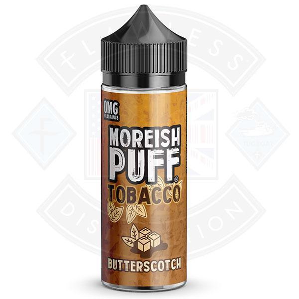 Moreish Puff Tobacco Butterscotch 0mg 100ml Shortfill E-liquid - Flawless Vape Shop