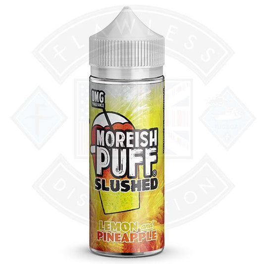 Moreish Slushed Lemon & Pineapple 100ml 0mg shortfill e-liquid - Flawless Vape Shop