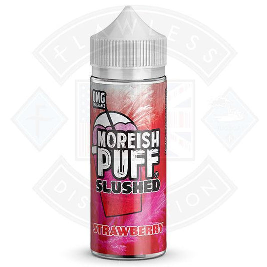 Moreish Slushed Strawberry 100ml 0mg shortfill e-liquid - Flawless Vape Shop