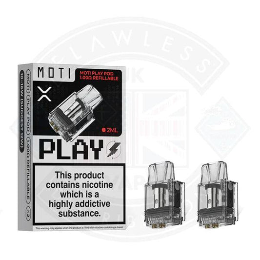 Moti Play Empty Pod Cartridge 2pcs/pack - Flawless Vape Shop