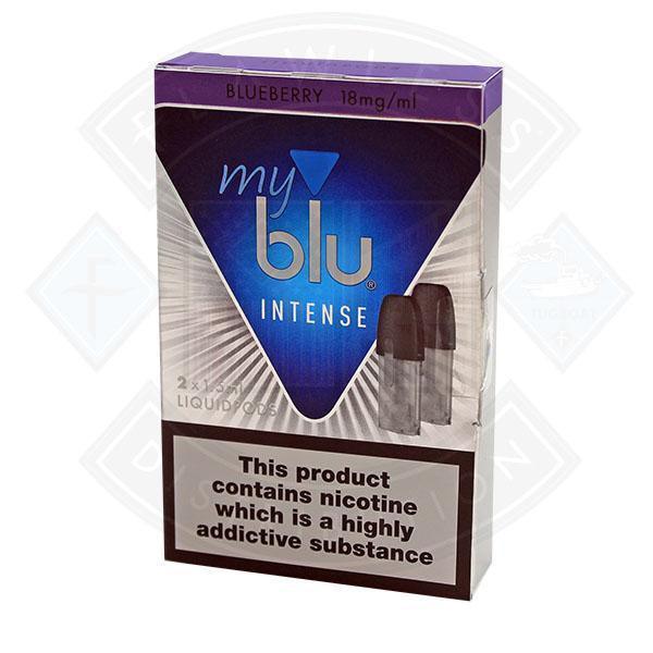 My BLU Intense Liquid Blueberry PODS 1.5ml 2packs - Flawless Vape Shop