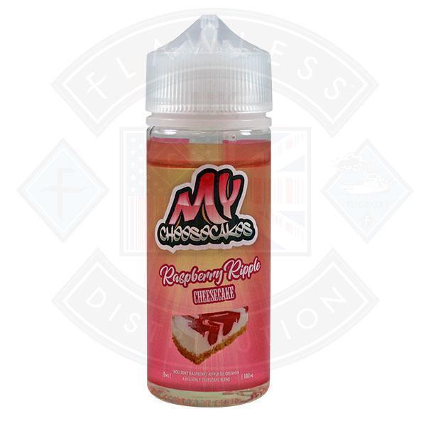 My E-Liquids Cheesecakes Raspberry Ripple Cheesecake 0mg 100ml Shortfill - Flawless Vape Shop