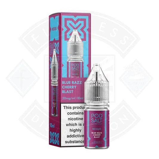 Nexus Pod Salt Blue Razz Cherry Blast 10ml - Flawless Vape Shop