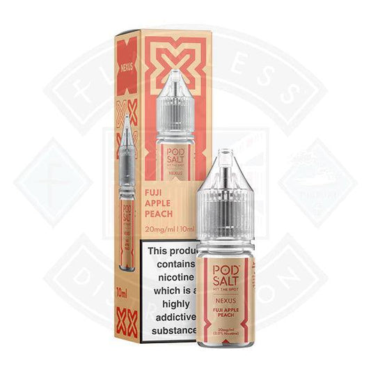 Nexus Pod Salt Fuji Apple Peach 10ml - Flawless Vape Shop