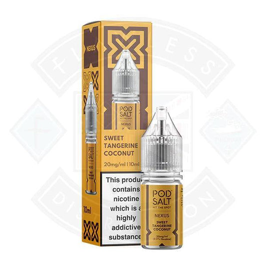 Nexus Pod Salt Sweet Tangerine Coconut 10ml - Flawless Vape Shop