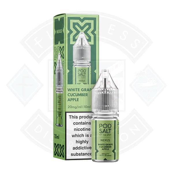 Nexus Pod Salt White Grape Cucumber Apple 10ml - Flawless Vape Shop