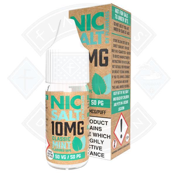 Nic Salt - Classic Mint 10mg 10ml By Flawless - Flawless Vape Shop