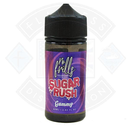 No Frills Sugar Rush Gummy 0mg 80ml Shortfill - Flawless Vape Shop