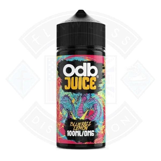 ODB Juice - Blue Razz Lemon 0mg 100ml Shortfill - Flawless Vape Shop