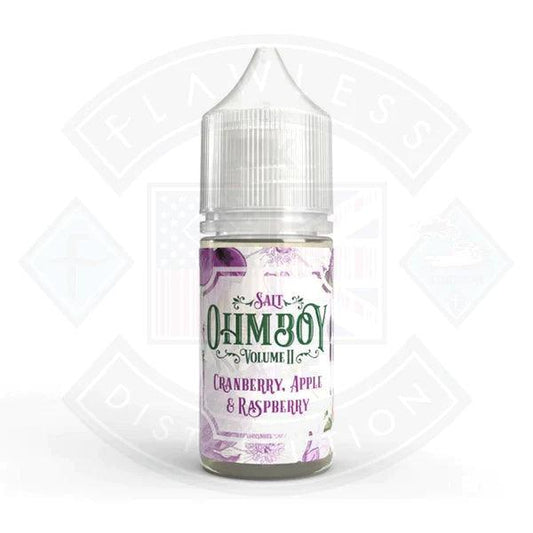 Ohm Boy - Volume II - Cranberry, Apple & Raspberry 10ml Salt - Flawless Vape Shop