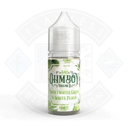 Ohm Boy - Volume II - Sweetwater Grape & White Peach 10ml Salt - Flawless Vape Shop