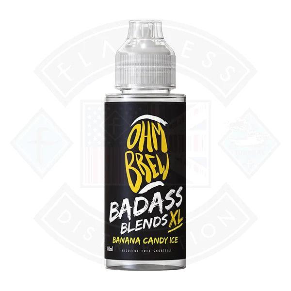 Ohm Brew Badass Blends Banana Candy Ice 100ml E-liquid - Flawless Vape Shop