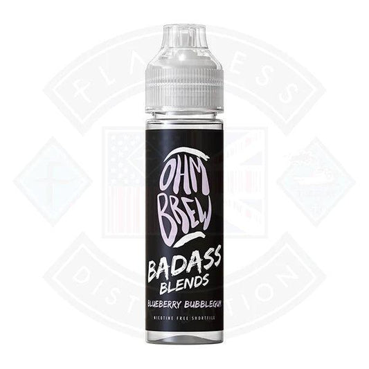 Ohm Brew Badass Blends Blueberry Bubblegum 50ml E-liquid - Flawless Vape Shop