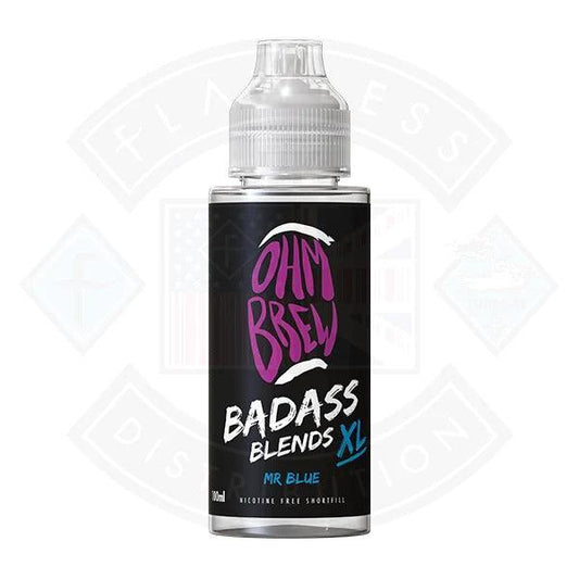 Ohm Brew Badass Blends Mr Blue 100ml E-liquid - Flawless Vape Shop