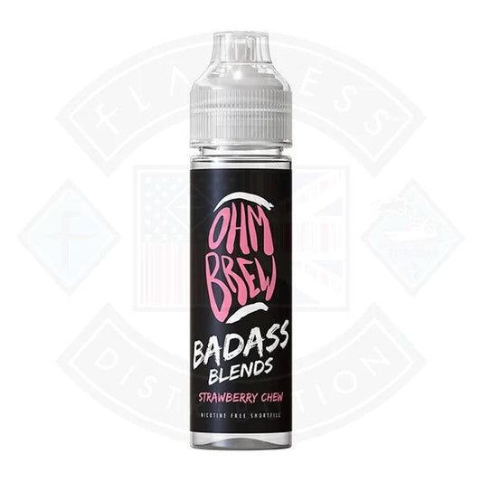 Ohm Brew Badass Blends Strawberry Chew 50ml E-liquid - Flawless Vape Shop