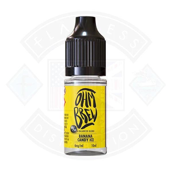 Ohm Brew Balance Blends Banana Candy Ice 10ml Nic Salt - Flawless Vape Shop