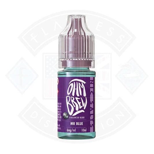 Ohm Brew Balance Blends Mr Blue 10ml Nic Salt - Flawless Vape Shop