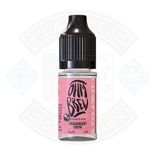 Ohm Brew Balance Blends Strawberry Chew 10ml Nic Salt - Flawless Vape Shop