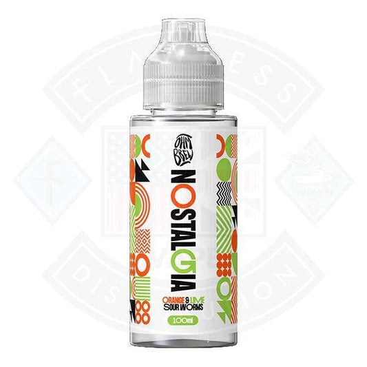 Ohm Brew Nostalgia - Orange & Lime Sour Works 0mg 100ml E-liquid - Flawless Vape Shop