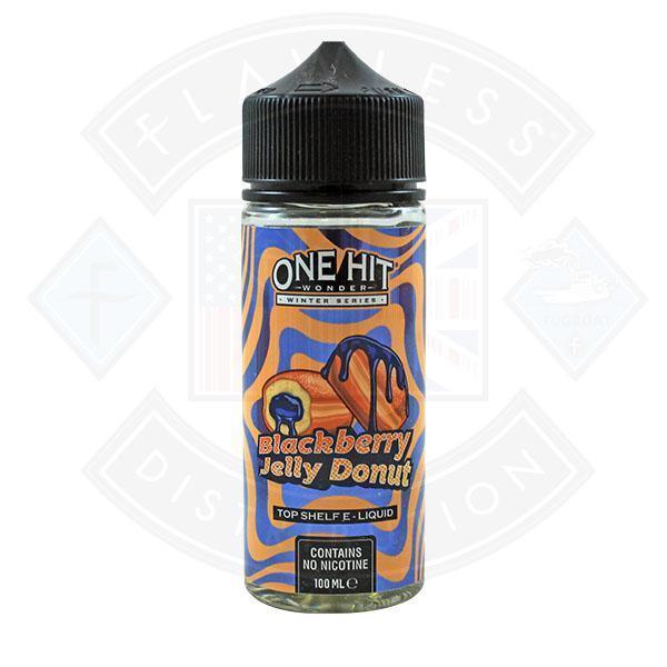 One Hit Wonder Winter Series Blackberry Jelly Donut 0mg 100ml Shortfill - Flawless Vape Shop