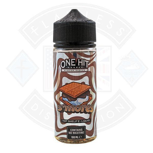 One Hit Wonder Winter Series S'mores 0mg 100ml Shortfill - Flawless Vape Shop