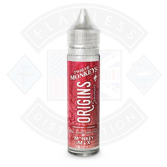 Origins - Saimiri 0mg 50ml Shortfill E liquid - Flawless Vape Shop