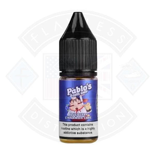 Pablos Cake Shop Salt Blueberry Cinnamon Cake 10ml - Flawless Vape Shop