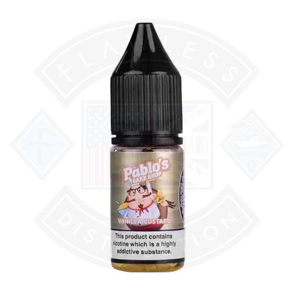 Pablos Cake Shop Salt Vanilla Custard 10ml - Flawless Vape Shop