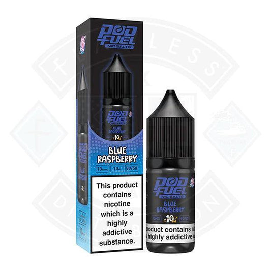 Pod Fuel - Blue Raspberry Nic Salt 10ml - Flawless Vape Shop